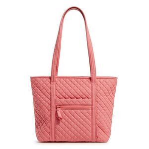 Vera Bradley Cotton Small Vera Tote Bag, Terra Cotta Rose